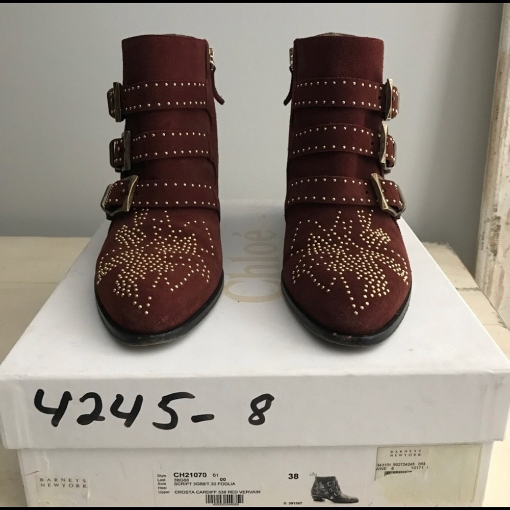 Chloe Susanna studded boots. Size 38. Gently worn. Perfect for Coachella! - Picture 2 of 5